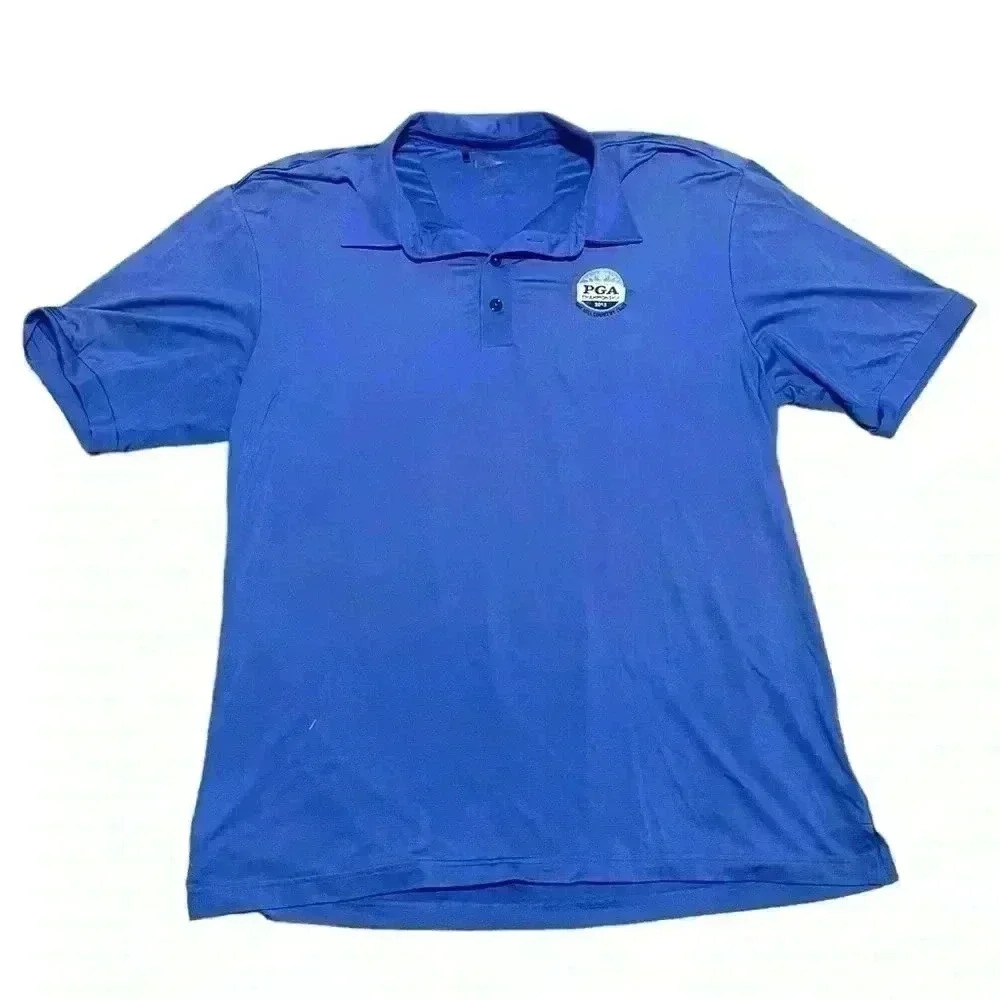 PGA Championship Adidas Mens Golf Polo Size Large